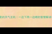 成语里的天气玄机一边下雨一边晴的智慧解读与趣味记忆法