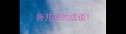 待开头的成语