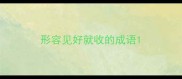 形容见好就收的成语