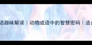 10个经典狐狸尾巴成语趣味解读动物成语中的智慧密码适合家长给孩子讲的故事