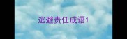 逃避责任成语
