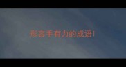 形容手有力的成语