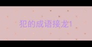 犯的成语接龙
