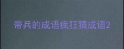 带兵的成语疯狂猜成语