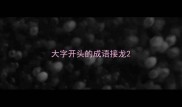 大字开头的成语接龙