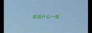 成语什么一板